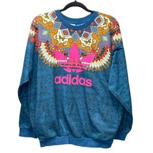 ADIDAS - X FARM RIO TREFOIL BUTTERFLY BARBOMIX SWEATSHIRT SIZE US M Medium UK14